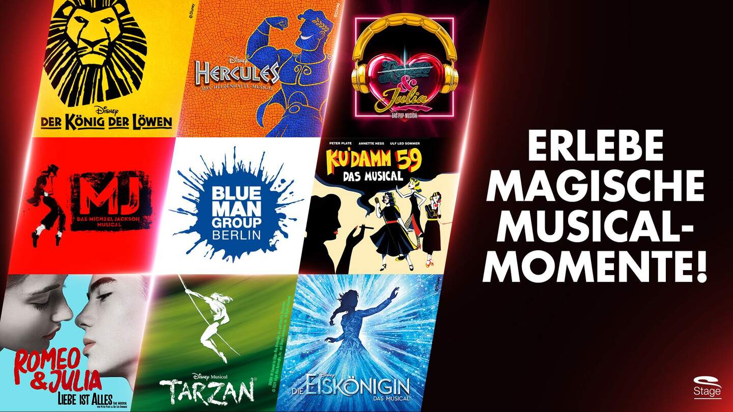Plakat Stage Musicals  | © Stage Plakat Musicals Angebote Stage  | © Stage
