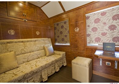 Deluxe Suite des El Tren Al Andalus | © Renfe Die Einrichtung der Deluxe Suite des El Tren Al Andalus | © Renfe