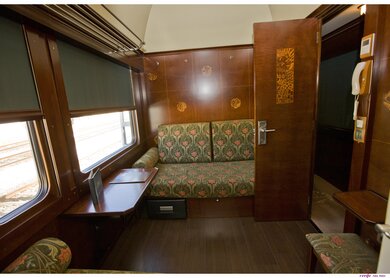Gran Clase Suite des El Tren Al Andalus | © Renfe Die Einrichtung der Gran Clase Suite im El Tren Al Andalus | © Renfe