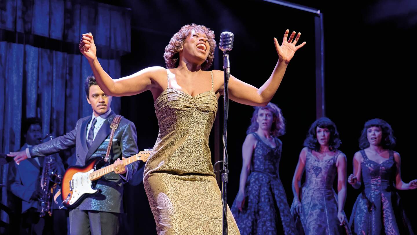 Szenenbild mit Dorothea Fletcher als Tina Turner aus Tina - Das Tina Turner Musical | © Stage Entertainment/Manuel Harlan
