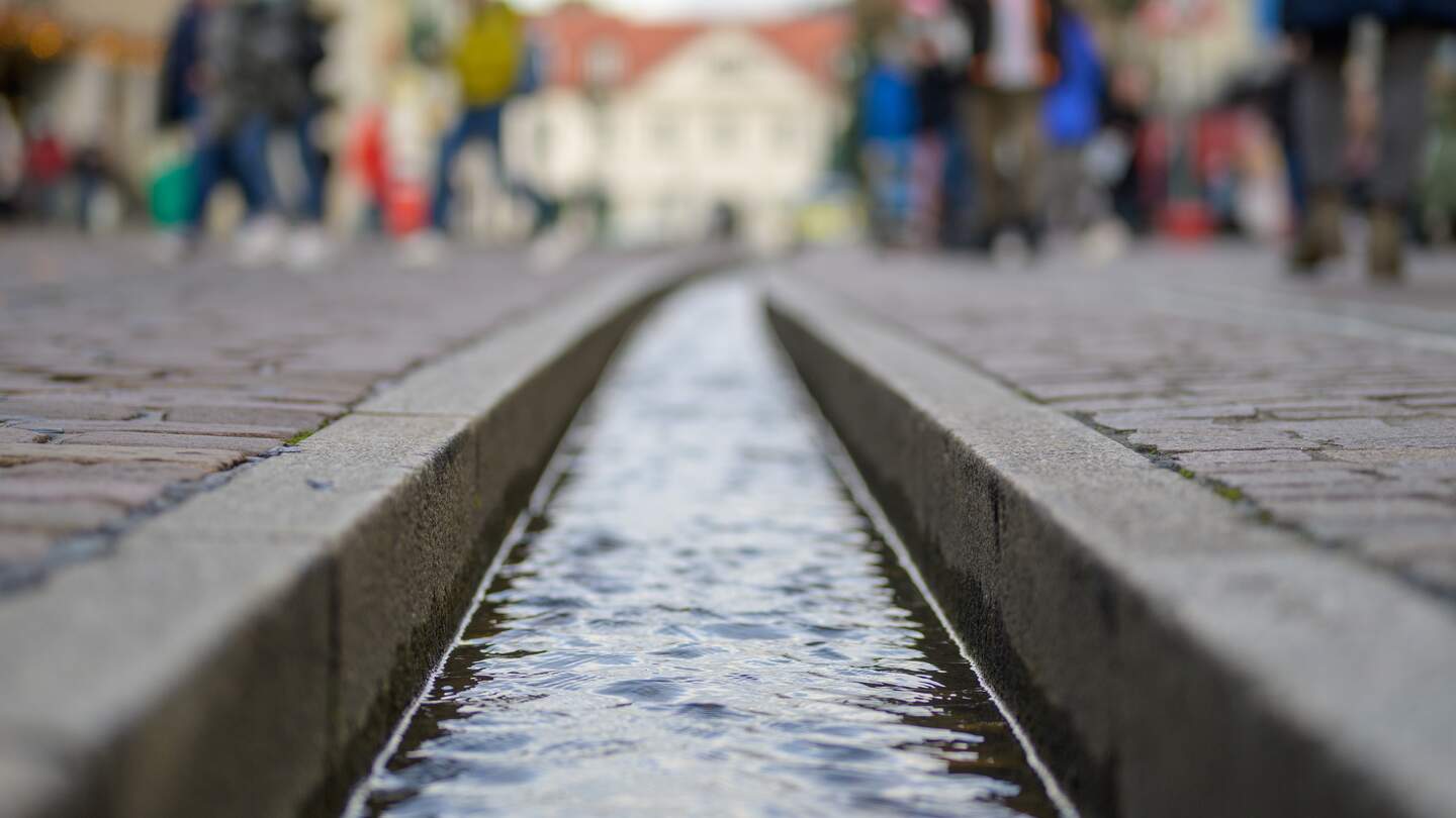 Der Freiburger Baechle-Wasserlauf in Nahaufnahme | © Gettyimages.com/mheim3011