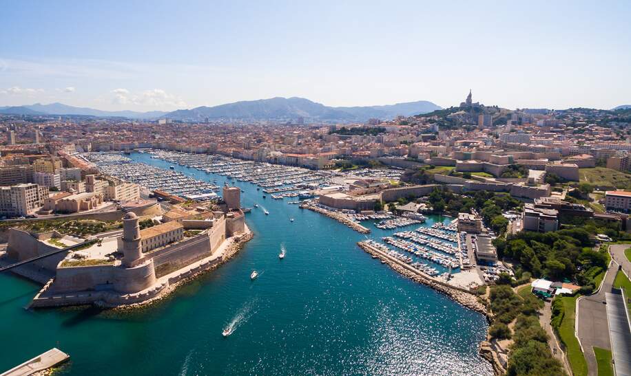 Luftaufnahme von Pier, Marseille | © Gettyimages.com/sam74100