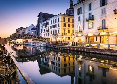 Br&uuml;cke am Navigilo Grande Kanal in Mailand | © © beatrice preve / 2016 Thinkstock.