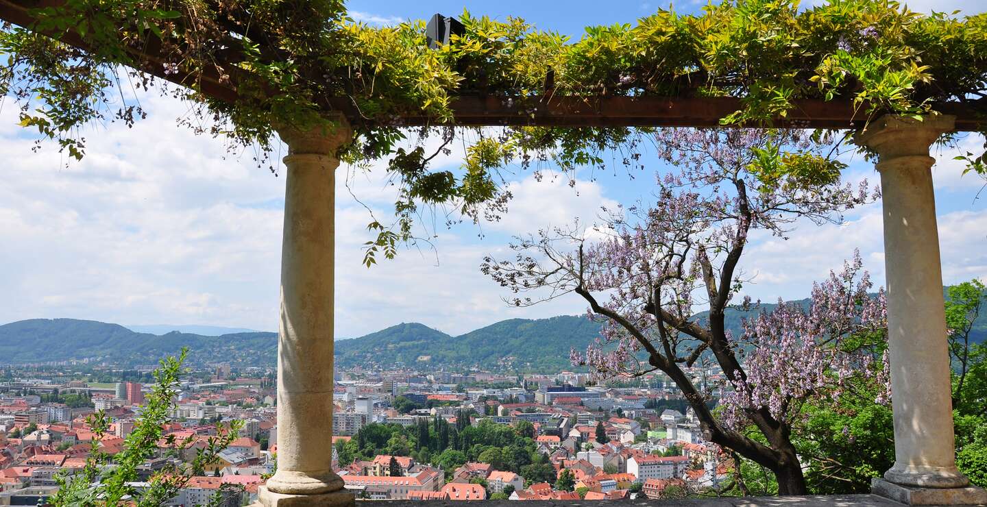 Aussicht über die Stadt Graz | © Gettyimages.com/Zoonar RF