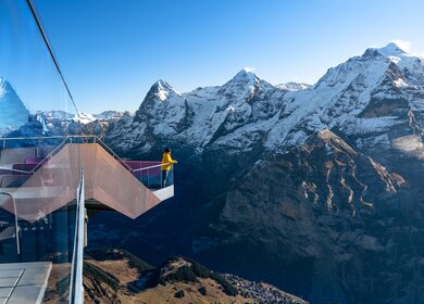 SkylineWalk Birg auf dem Schilthorn im Berner Oberland in der Schweiz | © Schilthornbahn AG