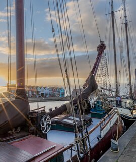 Hafen in Friesland in den Niederlanden | © NBTC/Lydia Annema