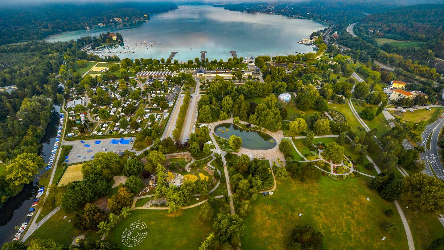 Luftbild Europapark Klagenfurt | © ©Stadtkommunikation/Helge Bauer