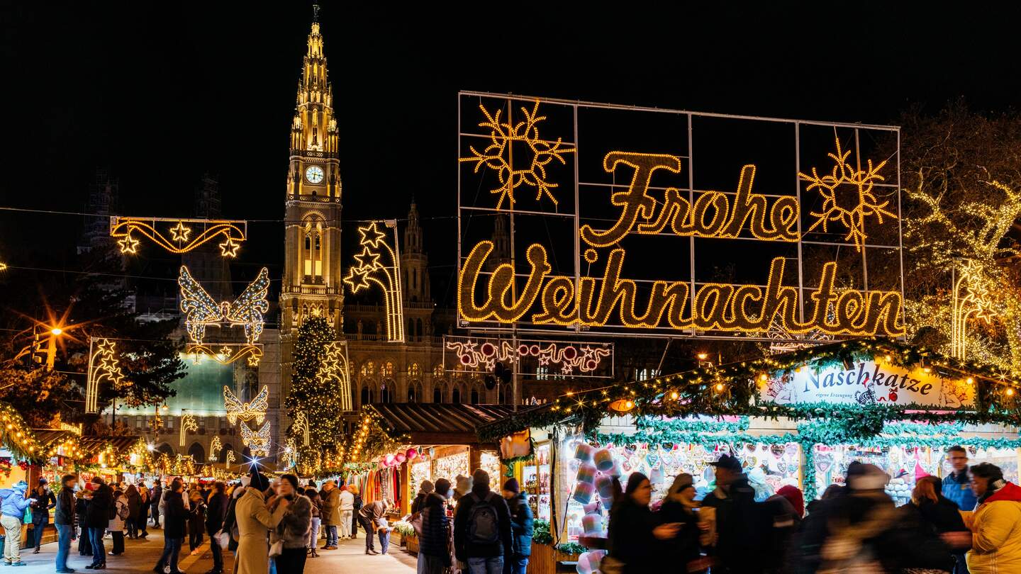 Christkindlmarkt Wien Weihnachtsmarkt Rathausplatz | © WienTourismus/Julius Hirtzberger